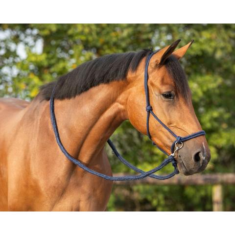 Kantar sznurkowy z wodzami QHP granatowy