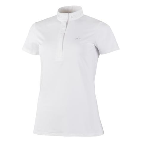 Koszulka konkursowa damska Schockemoehle Cathleen Style White, biała