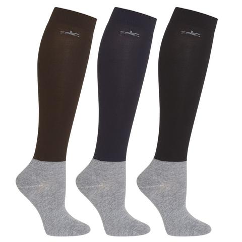 Skarpety Schockemoehle Socks Style 3 pary Brown, Navy, Black/ Brązowe, granatowe, czarne