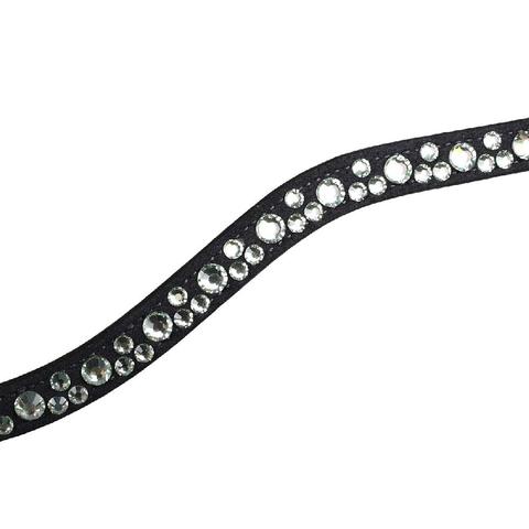 Naczółek QHP Eldorado Black/Atlantis, czarny/jasnozielony