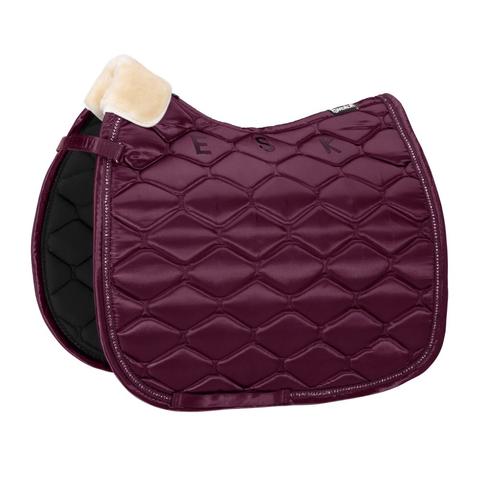 Czaprak Eskadron Satin Basics Blackberry, bordowy