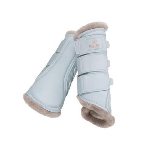 Ochraniacze Eskadron Platinium Faux Leather Powder Blue, błękitne 2023
