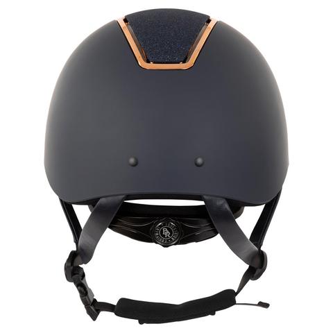 Kask BR Omega granatowo-różowozłoty