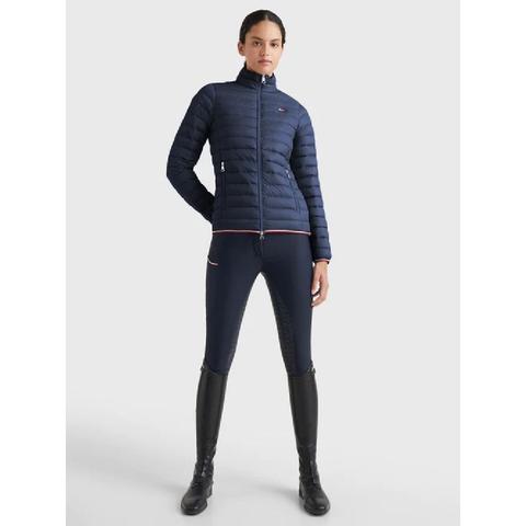 Kurtka damska Tommy Hilfiger Equestrian Desert Sky, granatowa