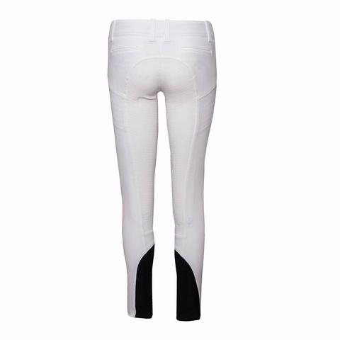 Bryczesy damskie Equiline X-Shape Full Grip białe