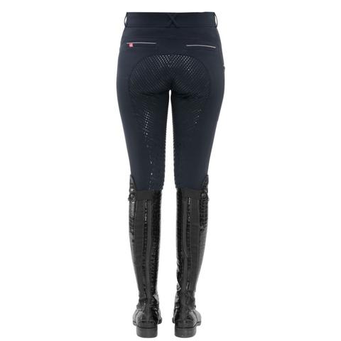 Bryczesy damskie Spooks Abbie Light Full Grip Navy, granatowe 2022