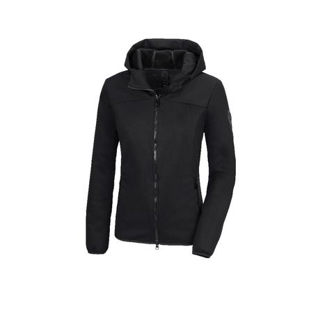 Kurtka damska Softshell Pikeur Athleisure Caviar, czarna 2023/2024