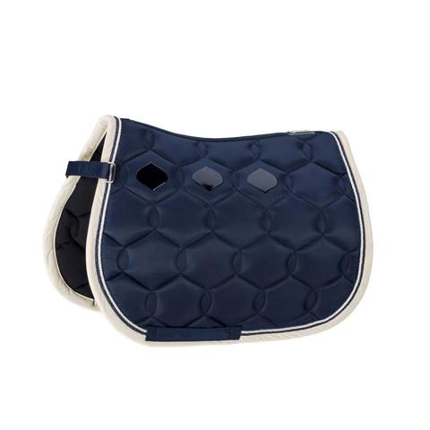 Czaprak Shetty Eskadron Basics Contrast Cotton Navy, granatowy