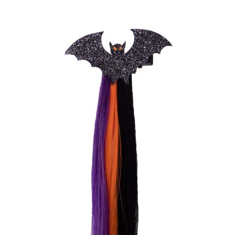 Włosy doczepiane do ogona lub grzywy QHP Halloween Bat kolorowe