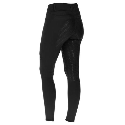 Legginsy damskie zimowe Covalliero czarne