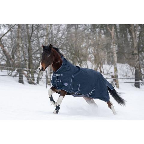 Derka padokowa HKM Starter highneck 600D 100g granatowa