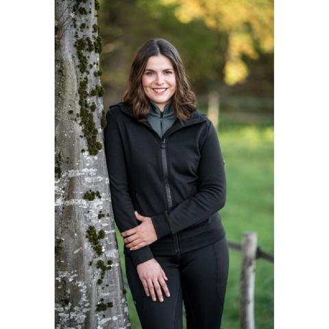 Bluza z kapturem damska Covalliero czarna