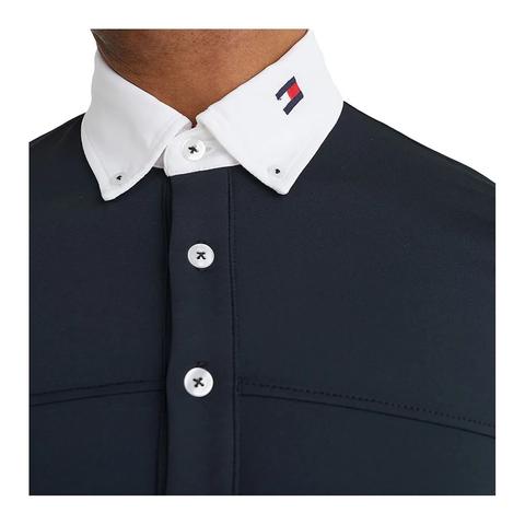 Bluzka konkursowa męska Tommy Hilfiger Equestrian Desert Sky, granatowa