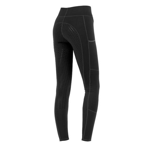 Legginsy damskie Waldhausen Elt Ella z pełnym silikonowym lejem czarne