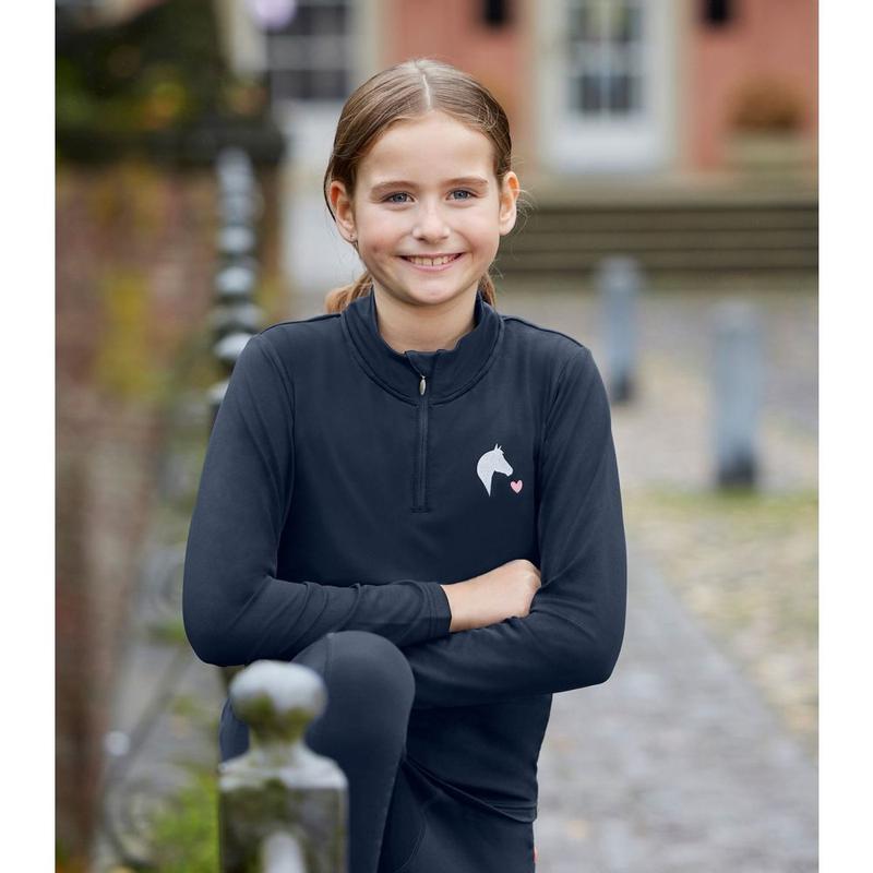 Bluza techniczna młodzieżowa Elt Lucky Liz granatowa