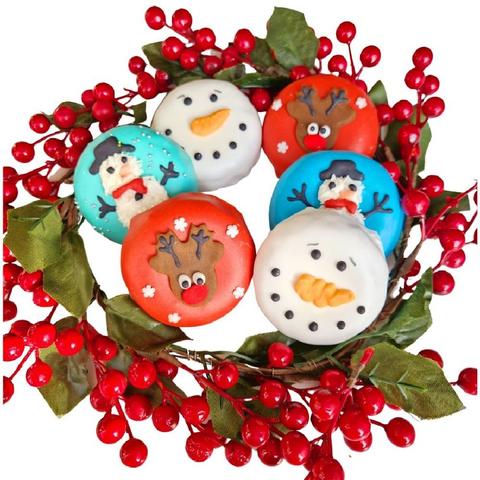 Donut Bożonarodzeniowy Końska Cukierenka Rudolf, Olaf, Bałwanek, Wieniec wybierany losowo