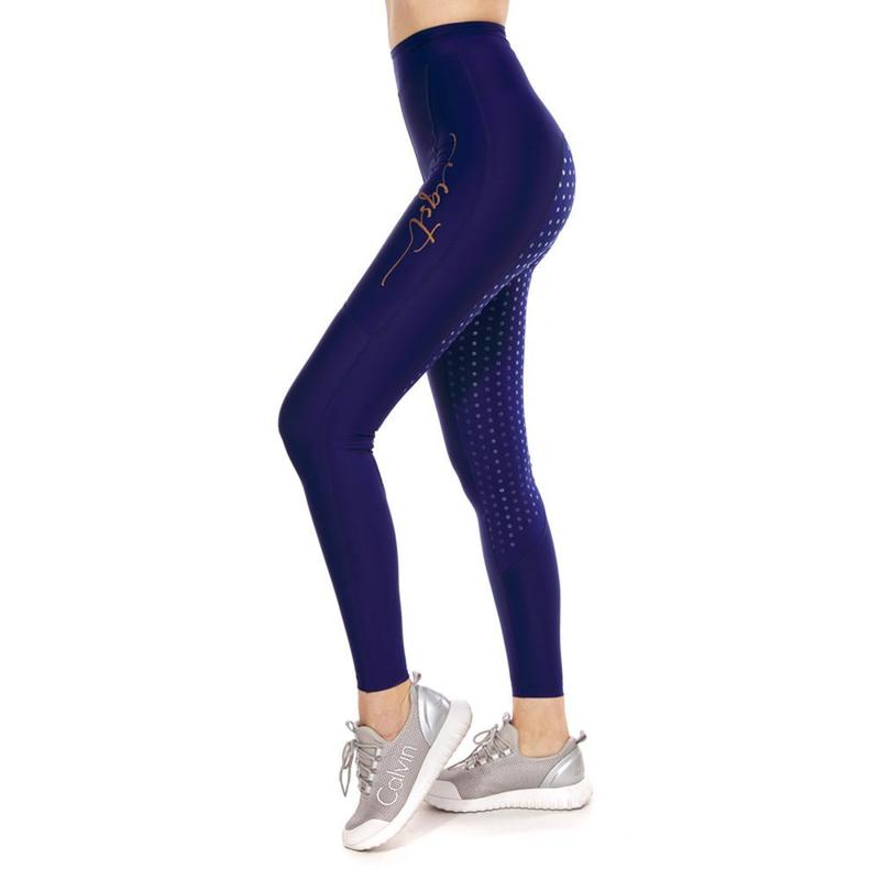 Legginsy damskie Eqst Elite granatowe