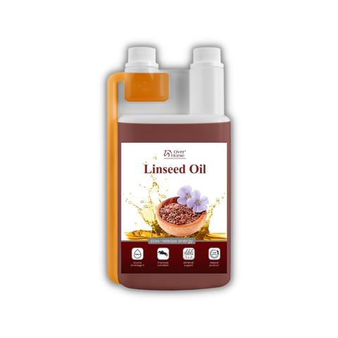 Olej lniany tłoczoyny na zimno Linseed Oil OVER-Horse