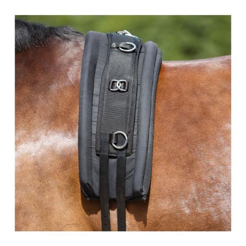 Podkładka pod pas do lonżowania Kavalkade czarna