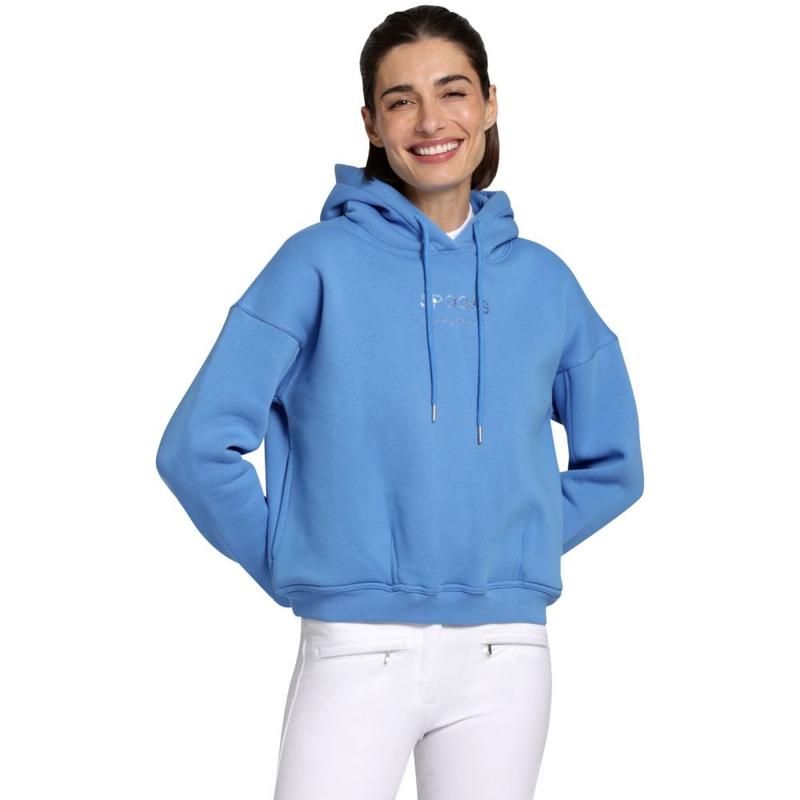 Bluza z kapturem damska Spooks Hellah Hoody Princess blue, niebieska