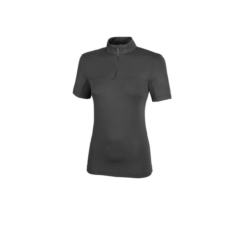Koszulka damska Pikeur Selection LaserCut Shirt Dark Olive, antracytowa 2024