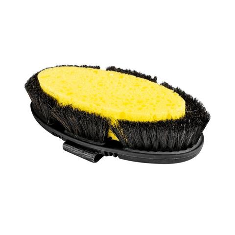 Szczotka z gąbką Waldhausen Flexi czarno-szara
