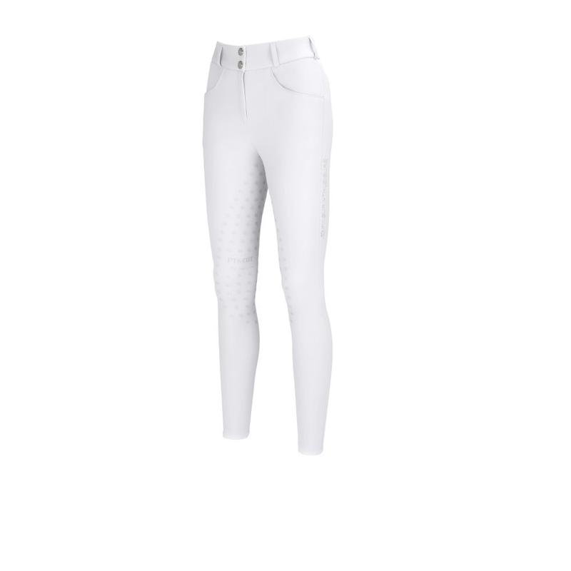 Bryczesy damskie Pikeur Midwaist White, białe 2024