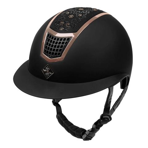 Kask FP Quantinum Chic Rosegold W-V czarno-różowozłoty