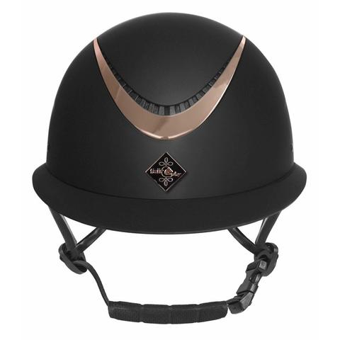 Kask FP Apoleus W-V czarno-różowozłoty