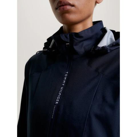 Kurtka damska Tommy Hilfiger Equestrian Barcelona Desert Sky, granatowa