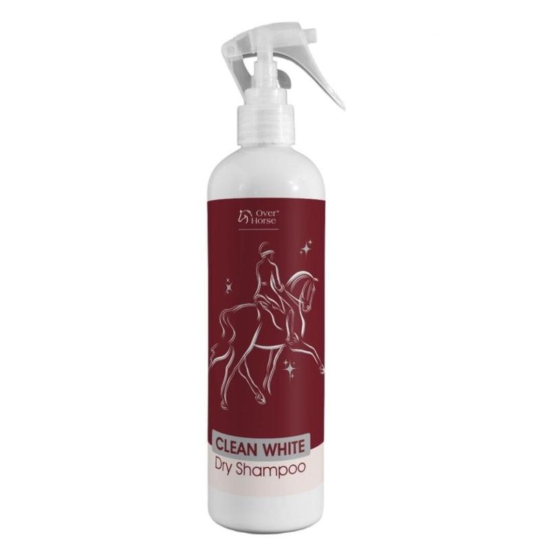 Suchy szampon do siwych koni Clean White Shampo OVER-Horse