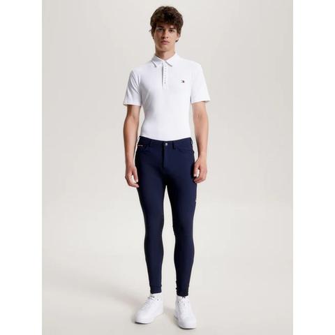 Bryczesy męskie Tommy Hilfiger Equestrian Geneva Desert Sky, granatowe