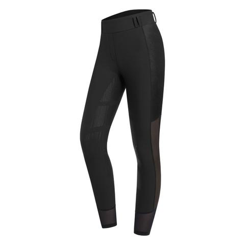 Legginsy damskie Waldhausen Elt Nina z pełnym silikonowym lejem czarne