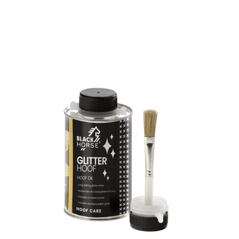 Olej do kopyt z brokatem Black Horse Glitter Hoof Oil