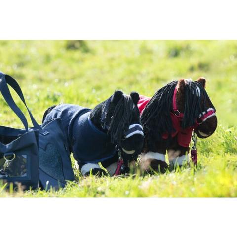 Derka, kantar i uwiąz HKM Cuddle Pony granatowa - produkt na zamówienie