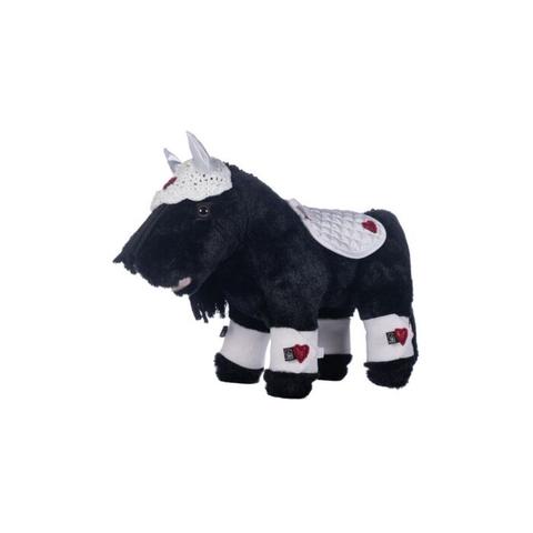 Zestaw turniejowy HKM Cuddle Pony biało-czerwony - produkt na zamówienie