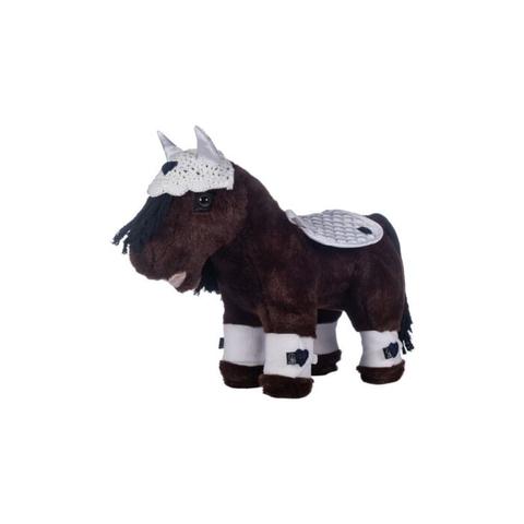 Zestaw turniejowy HKM Cuddle Pony biało-granatowy - produkt na zamówienie