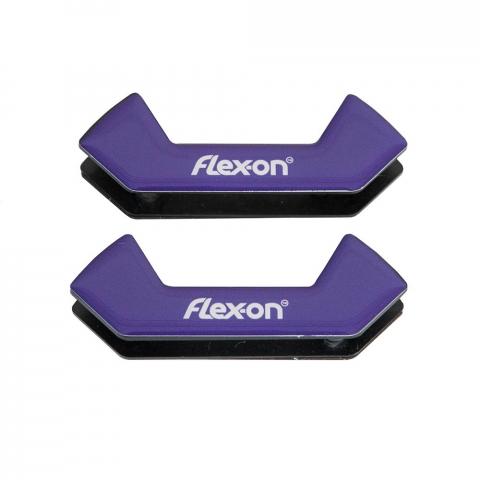 Wkładki magnetyczne do strzemion bezpiecznych Flex-on fioletowe