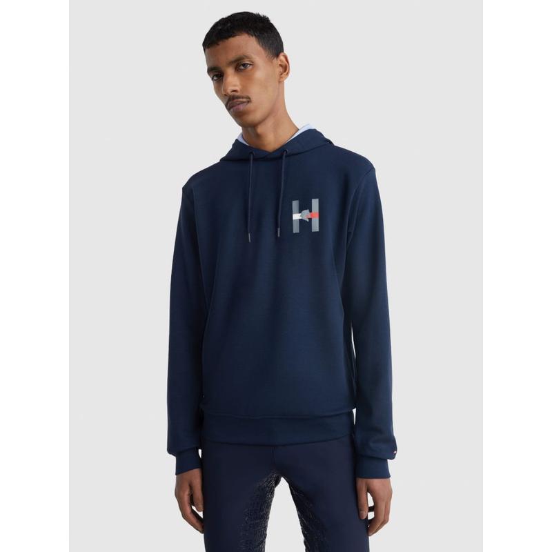 Bluza męska Tommy Hilfiger Equestrian Hose Graphic Desert Sky, granatowa