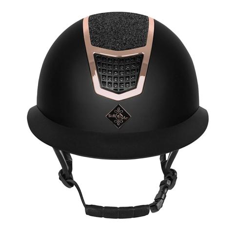 Kask FP Quantinum Eclipse Rosegold W-V czarno-różowozłoty