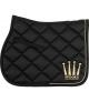 Czaprak Spooks Pad Crown Shiny Black/Gold czarny