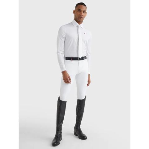 Bluzka konkursowa męska Tommy Hilfiger Equestrian White, biała