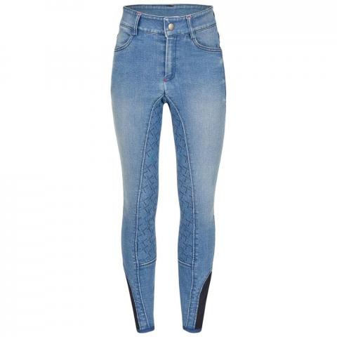 Bryczesy Busse Lara-Kids jeansowe jasne