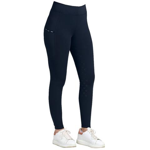 Legginsy damskie zimowe Spooks Emalia Full Grip Navy, granatowe