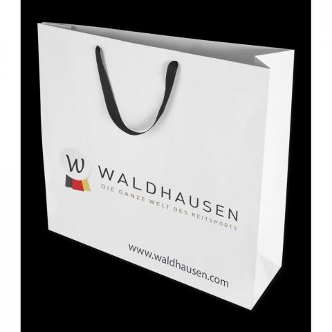 Torba papierowa Waldhausen biała