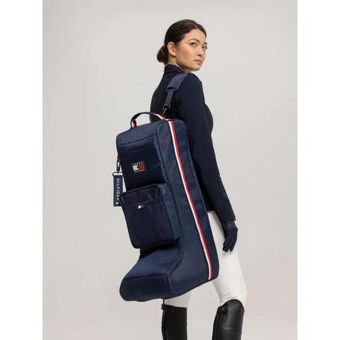 Torba na oficerki Tommy Hilfiger Equestrian Buffalo Desert Sky, granatowa