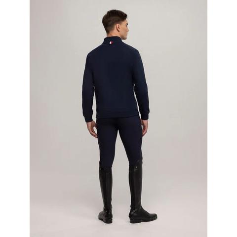 Bluza męska Tommy Hilfiger Equestrian Dallas Zip-Up Desert Sky, granatowa