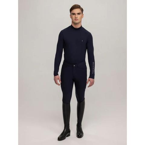 Bluzka techniczna męska Tommy Hilfiger Equestrian Phoenix Desert Sky, granatowa