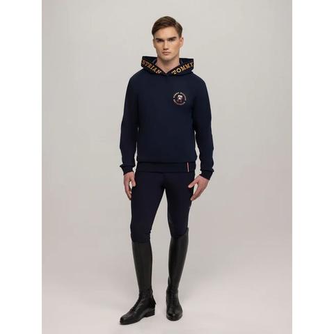 Bluza męska z kapturem Tommy Hilfiger Equestrian Austin Desert Sky, granatowa