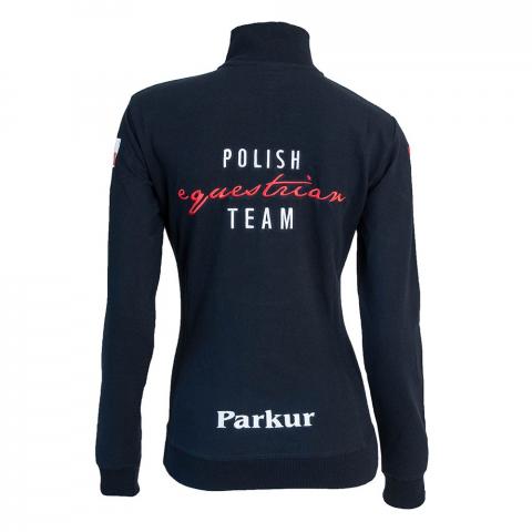 Bluza kadrowa damska Polish Equestrian Team granatowa